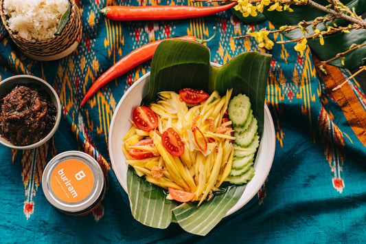 Présentation suggérée - Salade de mangue
