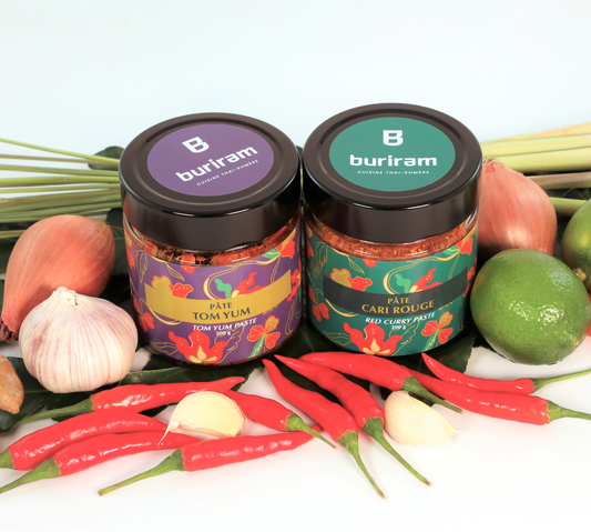 RED CURRY AND TOM YUM PASTE DUO